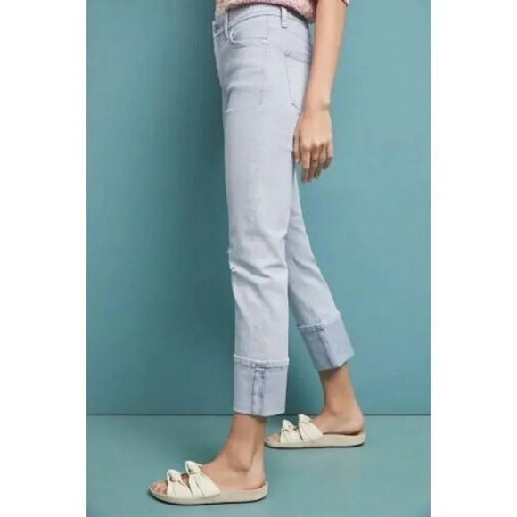 Anthropologie  Pilcro Slim Straight Cuffed Jeans - Picture 2 of 15